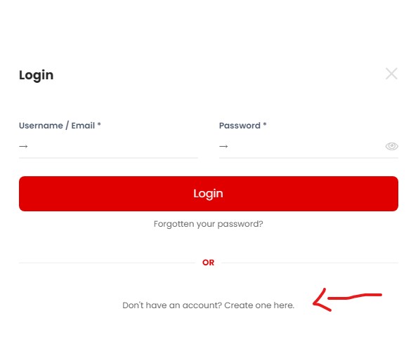 create an account